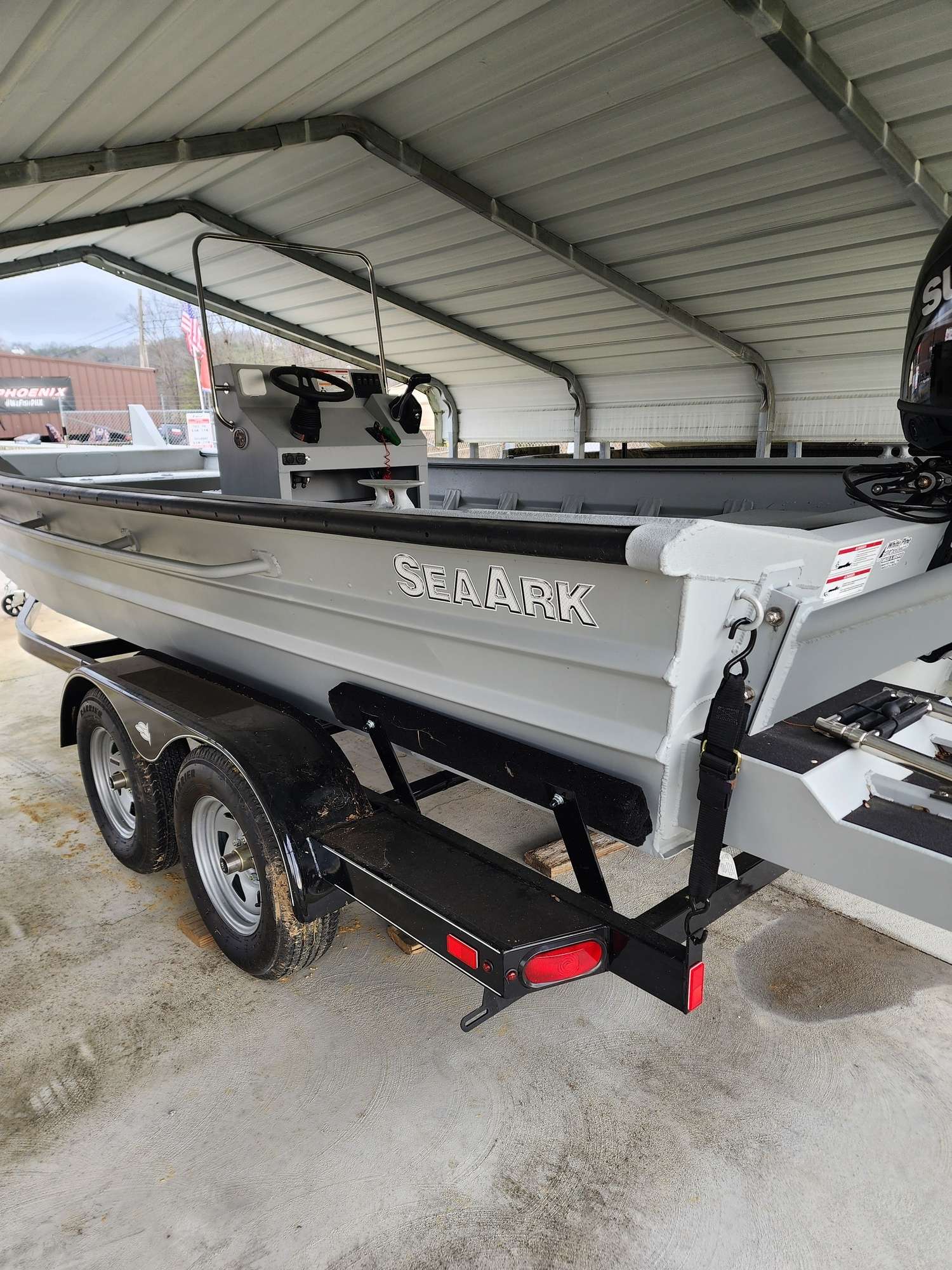 2025 Sea Ark 2072 Workhorse w/Suzuki DF140 BTX and Tandem Axle Trailer