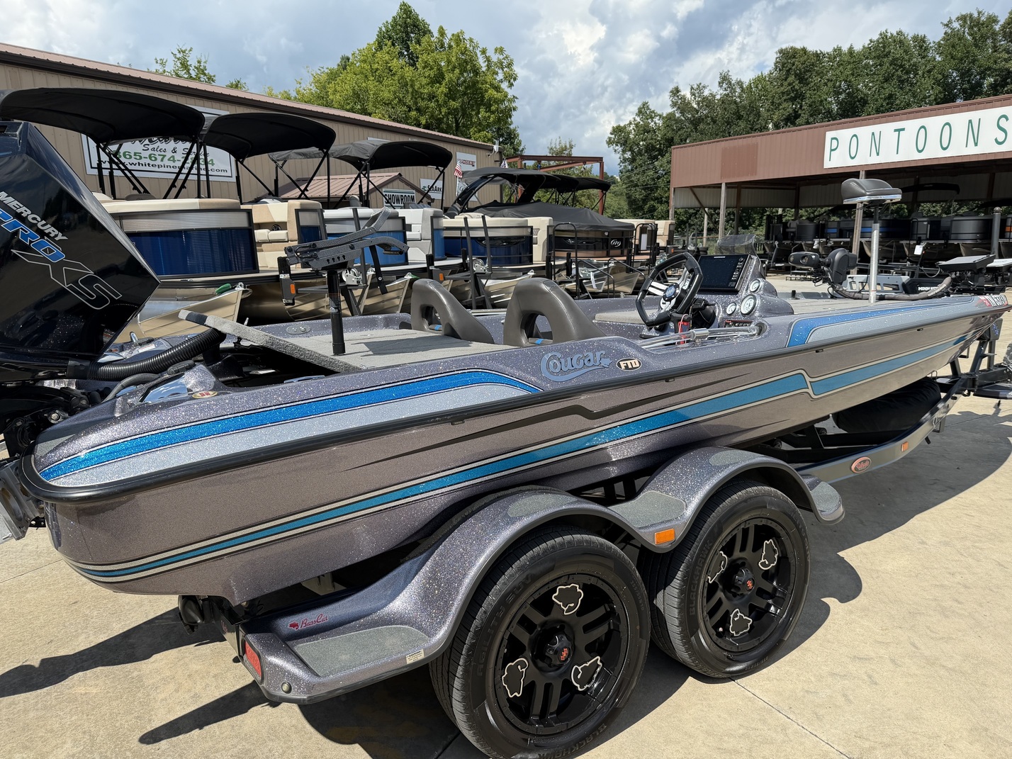 2020 Bass Cat Cougar FTD w/ Mercury 250 Pro XS Torquemaster and Tandem Axle Trailer